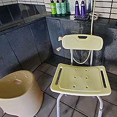 Shower chair available