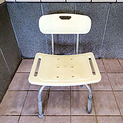 Shower chair available